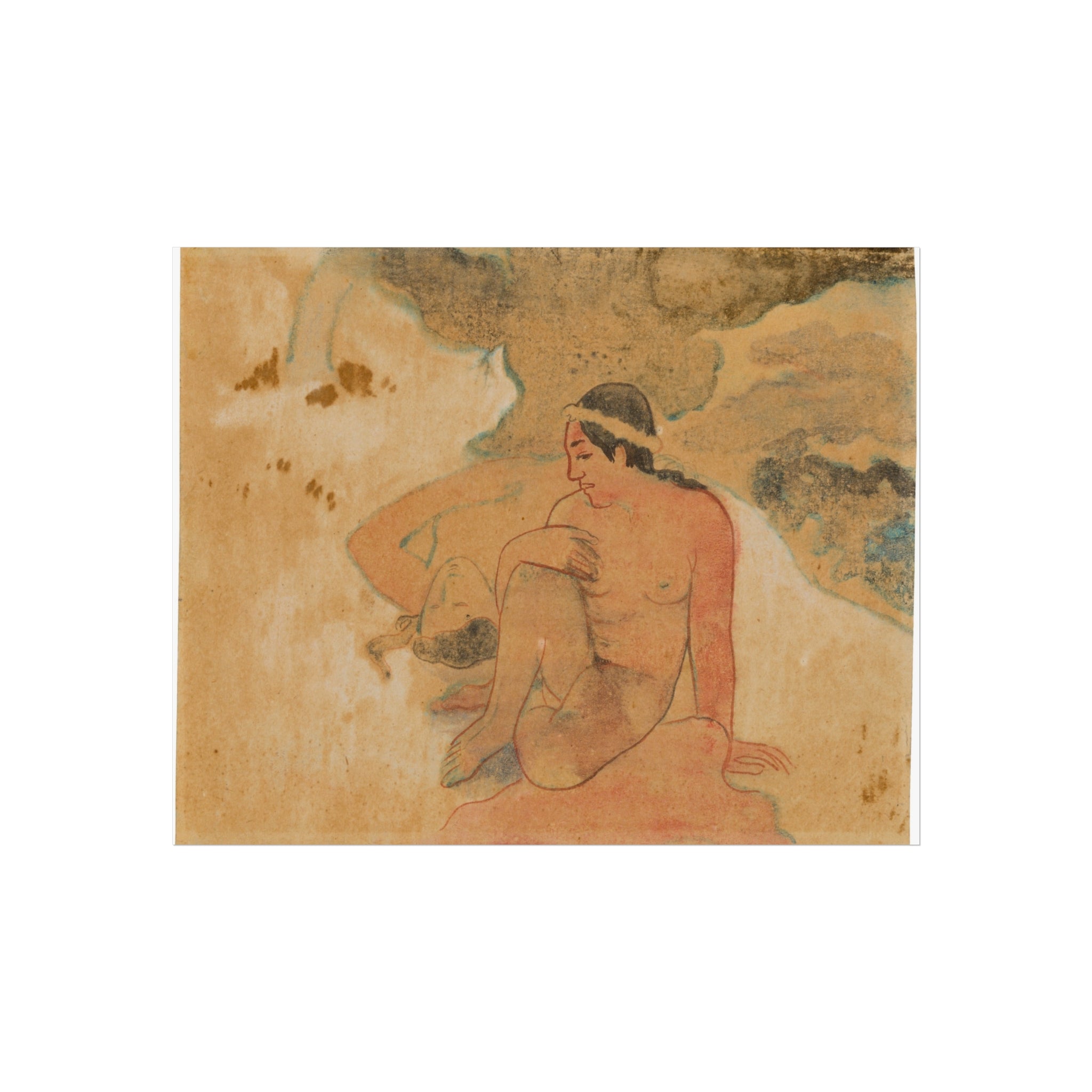 What! Are You Jealous? Paul Gauguin Fine Art Poster
