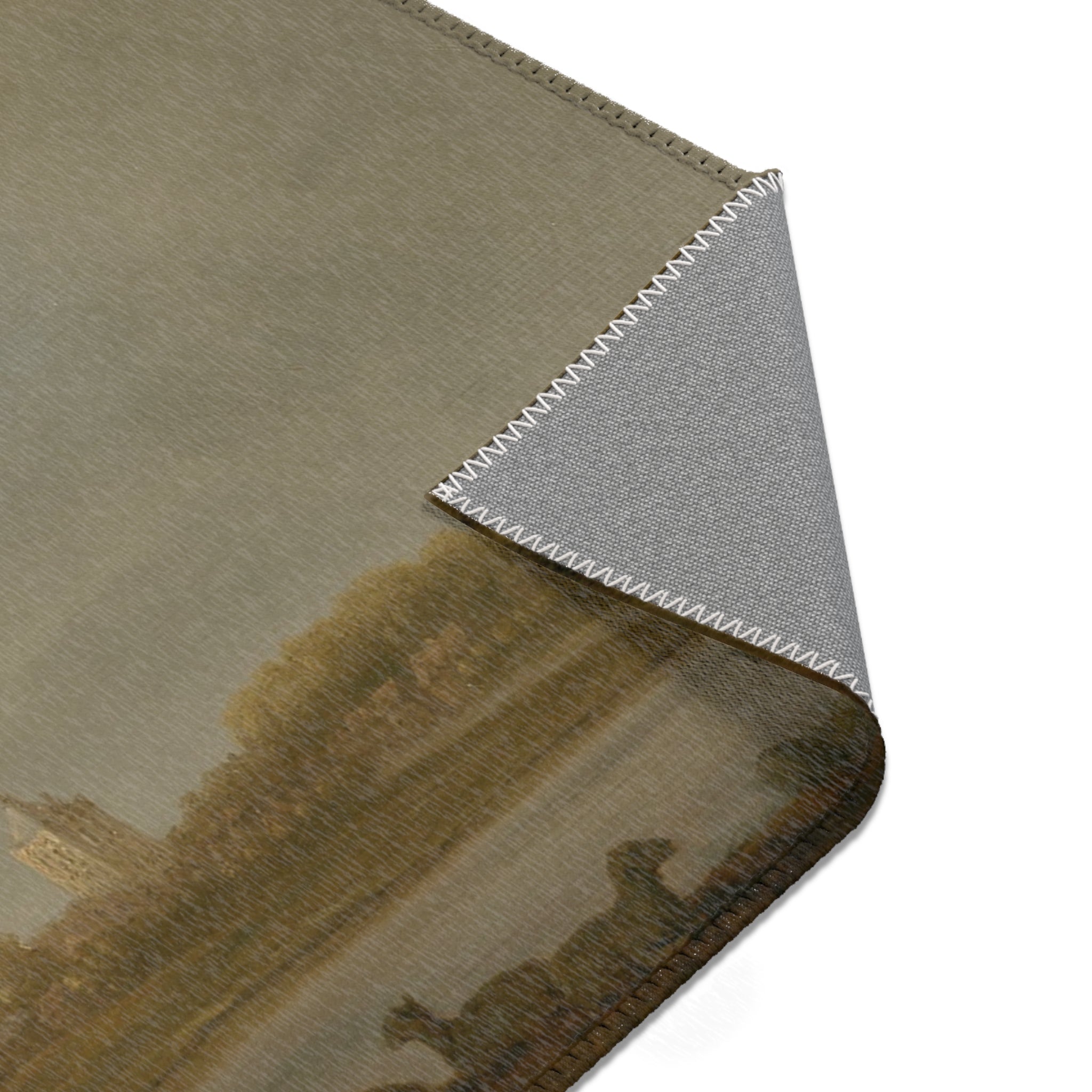 Aelbert Cuyp - A View of Vianen with a Herdsman and Cattle by a River | Area Rug