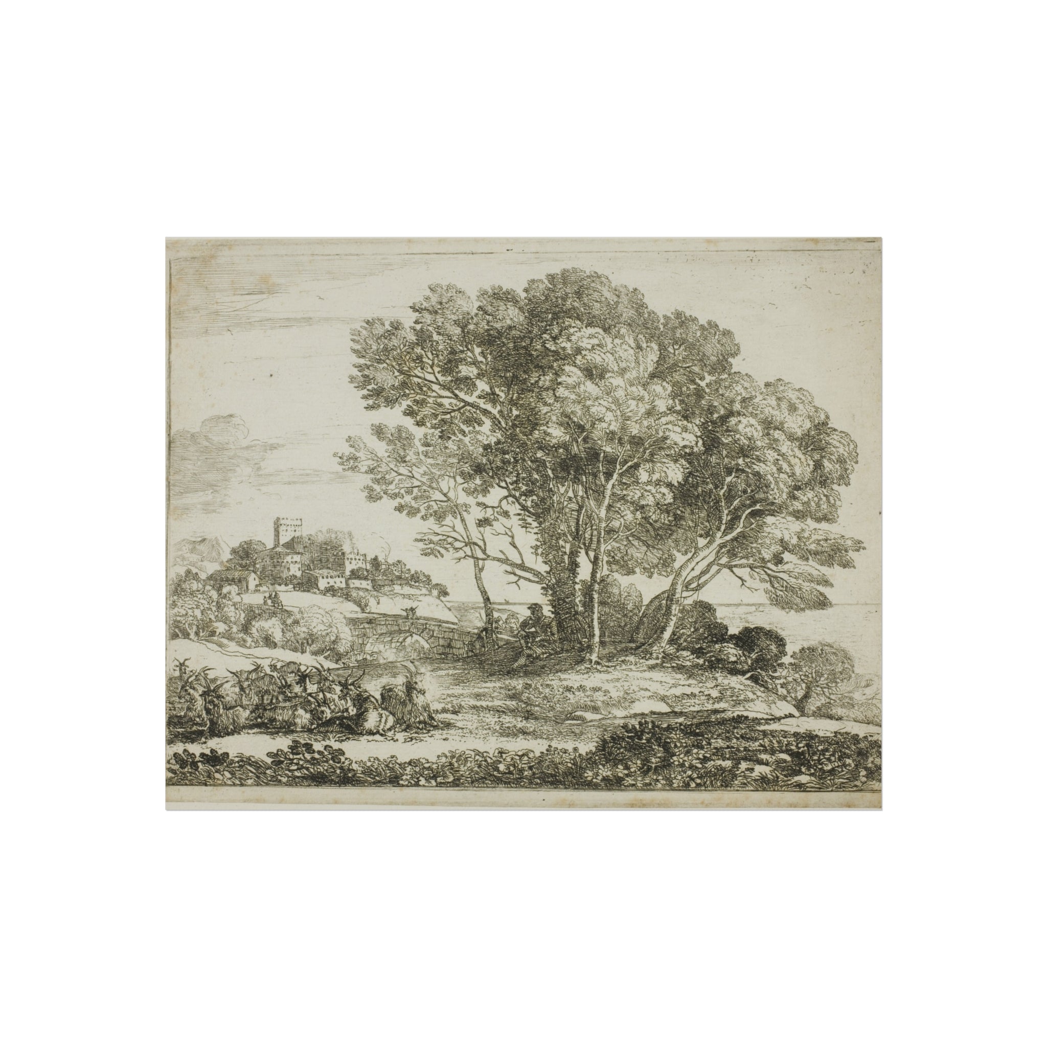 Claude Lorrain - The Goatherd | Fine Art Poster