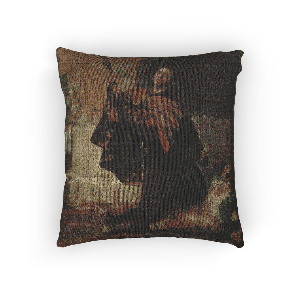Francisco José de Goya y Lucientes - Friar Pedro Clubs El Maragato with the Butt of the Gun | Woven Pillow