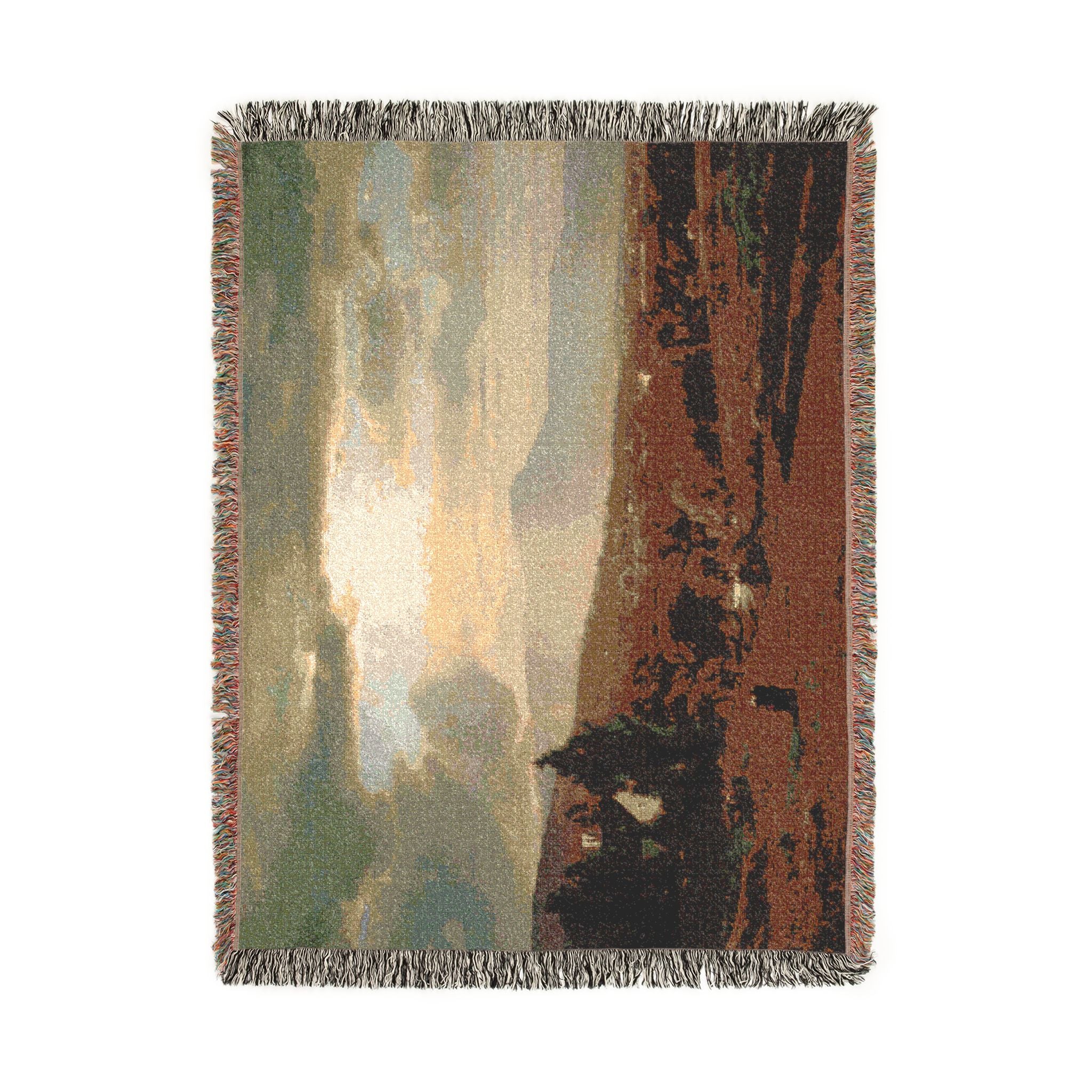 George Inness - Catskill Mountains | Woven Tapestry Blanket