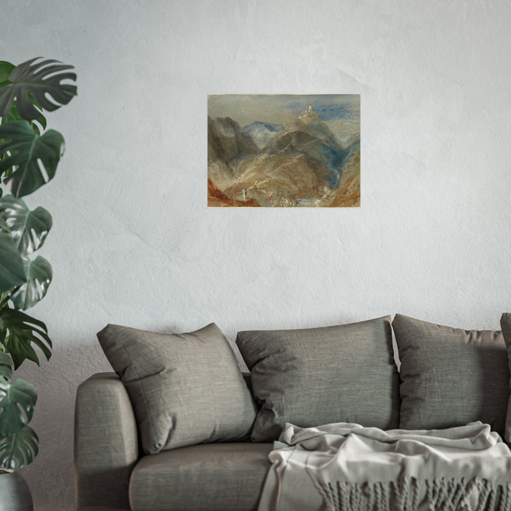 Joseph Mallord William Turner - Castle on Height near Geneva | Fine Art Poster