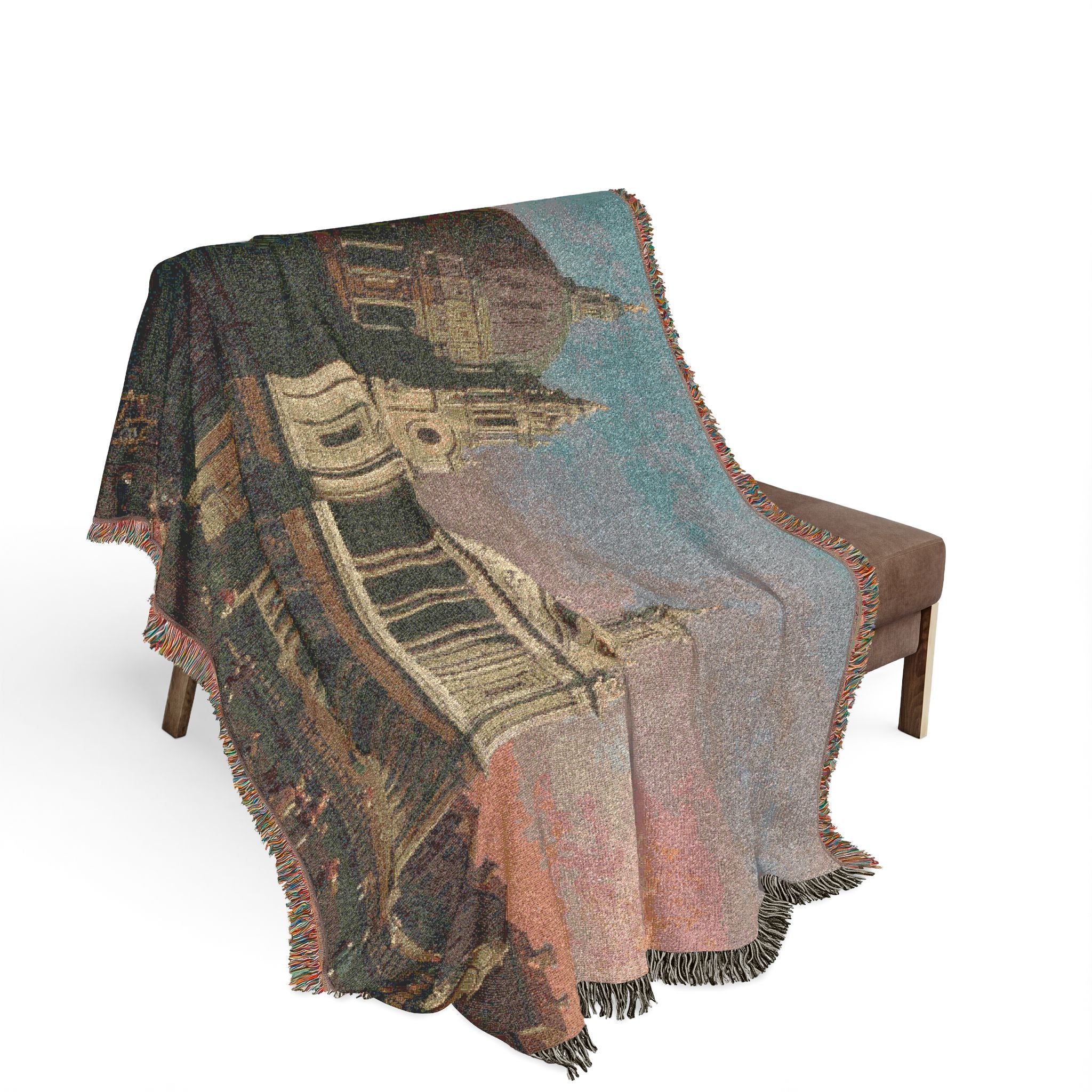 Canaletto - St. Paul's Cathedral - Google Art Project | Woven Tapestry Blanket