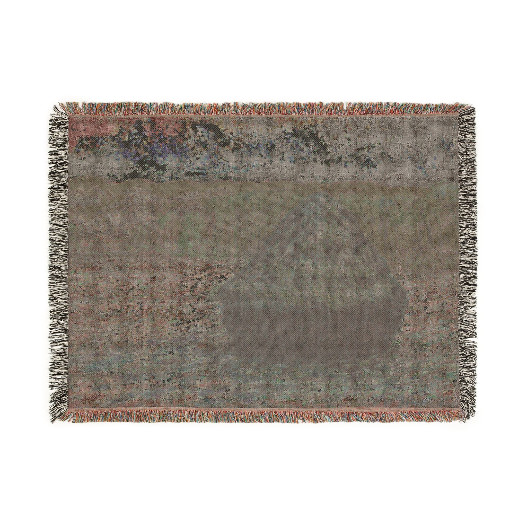 Claude Monet - Stack of Wheat | Woven Tapestry Blanket