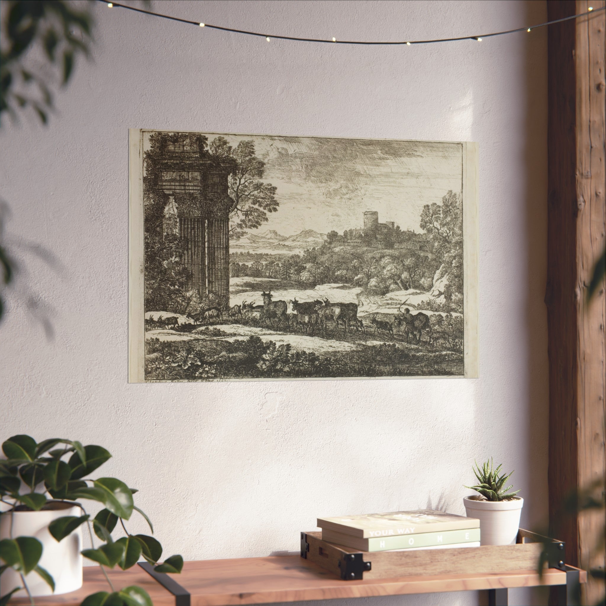 Claude Lorrain - The Herd Returning in Stormy Weather | Fine Art Poster