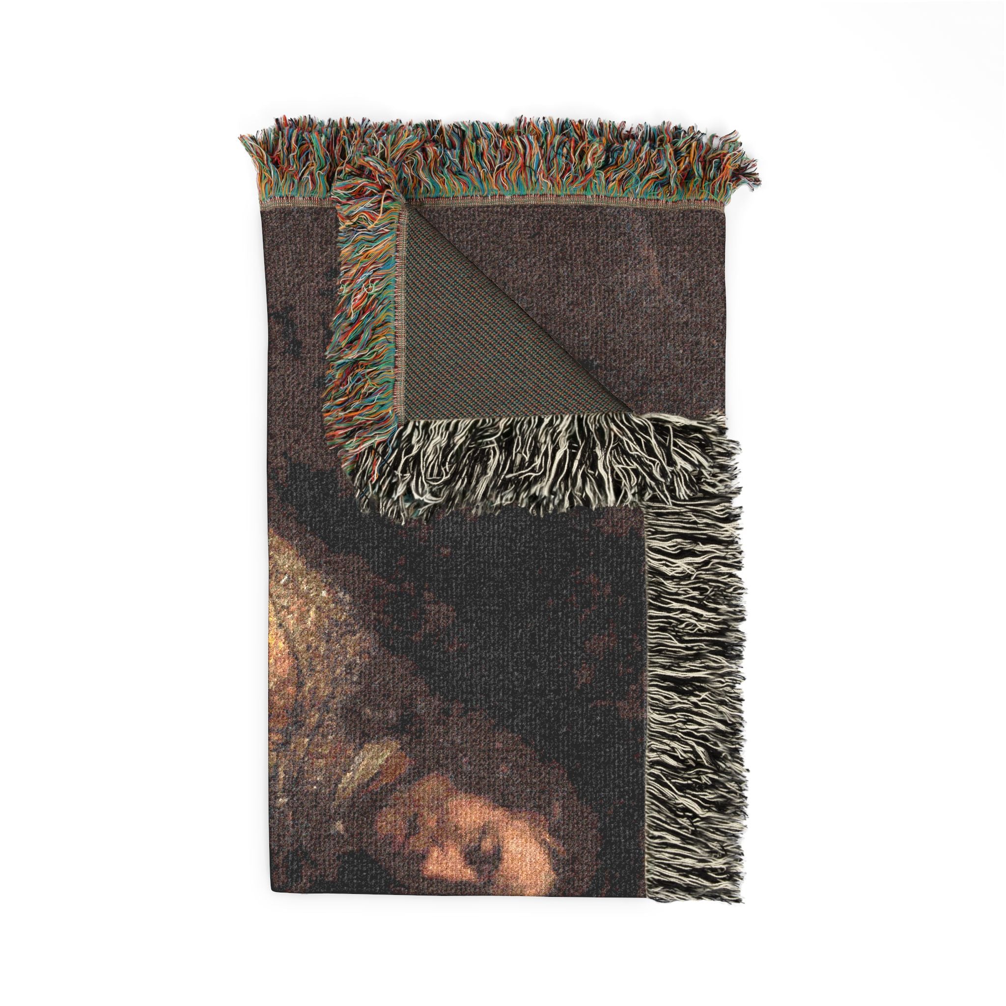 Rembrandt Harmensz. van Rijn - Portret van een paar als oudtestamentische figuren, genaamd 'Het Joodse bruidje' - Google | Woven Tapestry Blanket