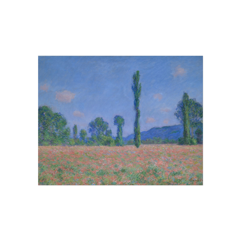 Claude Monet - Poppy Field (Giverny) | Fine Art Poster