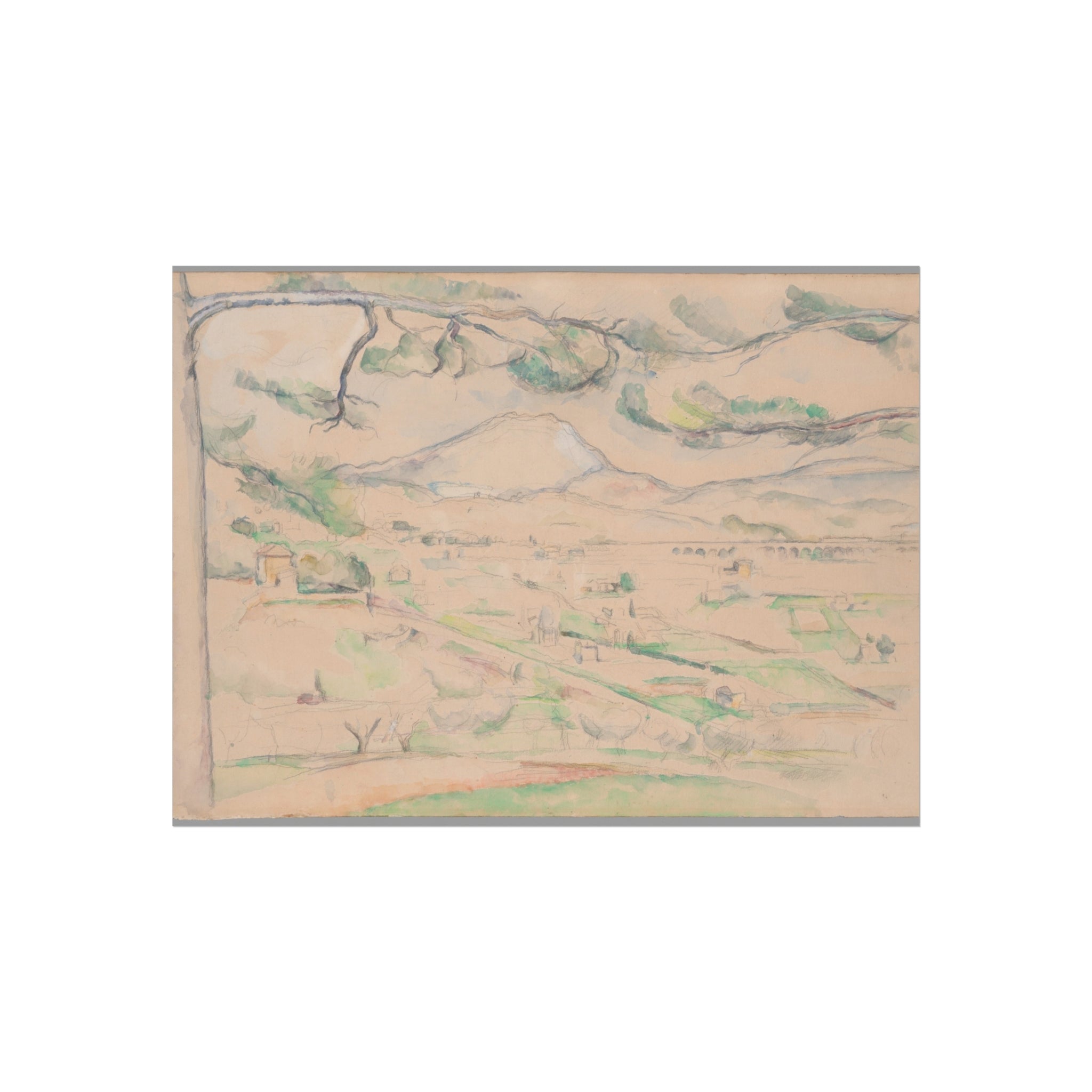 Paul Cezanne - Montagne Sainte-Victoire (The Arc Valley) | Fine Art Poster