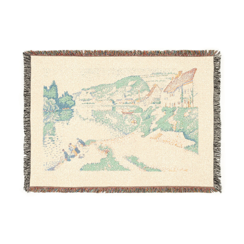 Paul Signac - The Andelys | Woven Tapestry Blanket