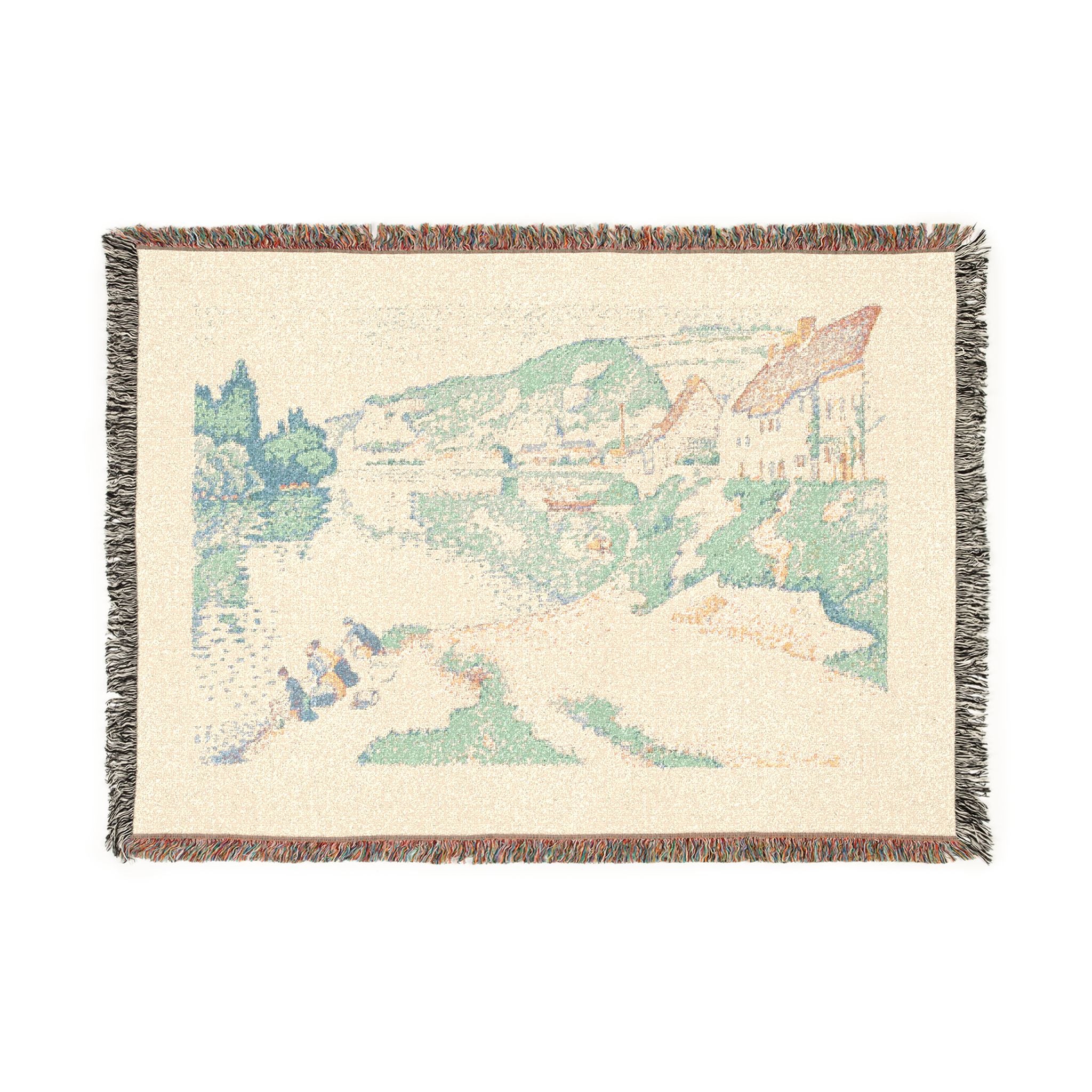 Paul Signac - The Andelys | Woven Tapestry Blanket