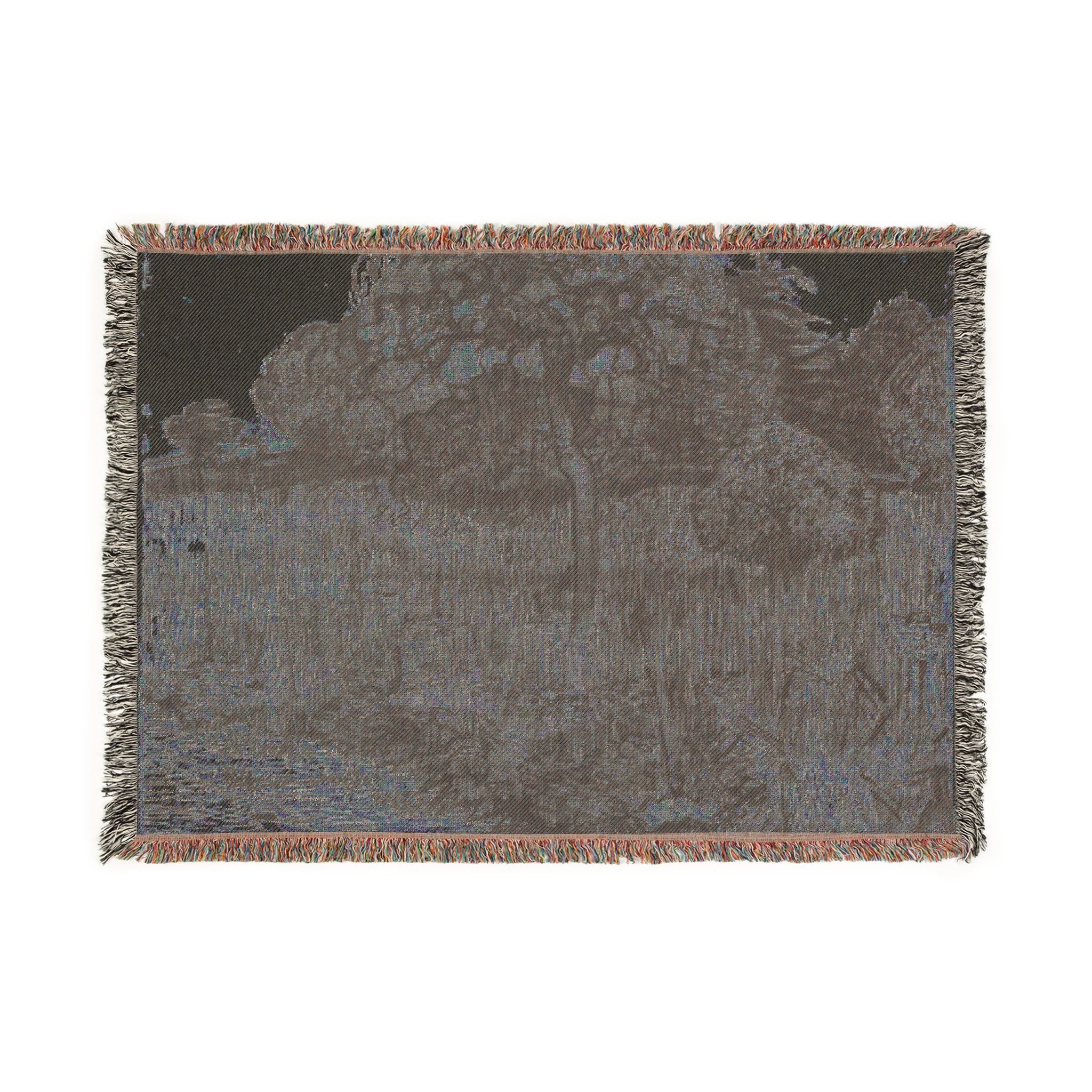 Vincent van Gogh - Weeping Tree | Woven Tapestry Blanket