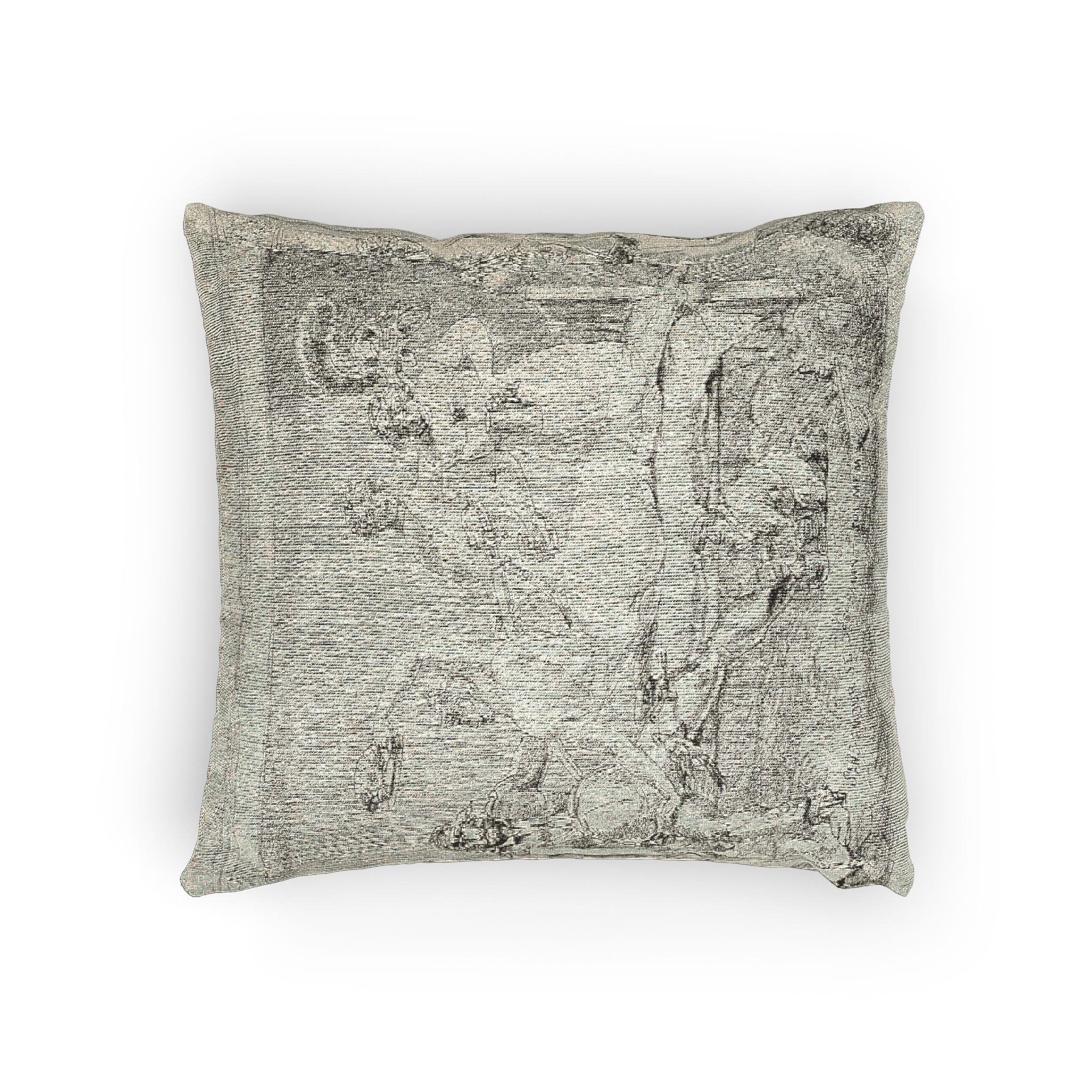 Jacques Louis David - Loveless Disarming Himself | Woven Pillow