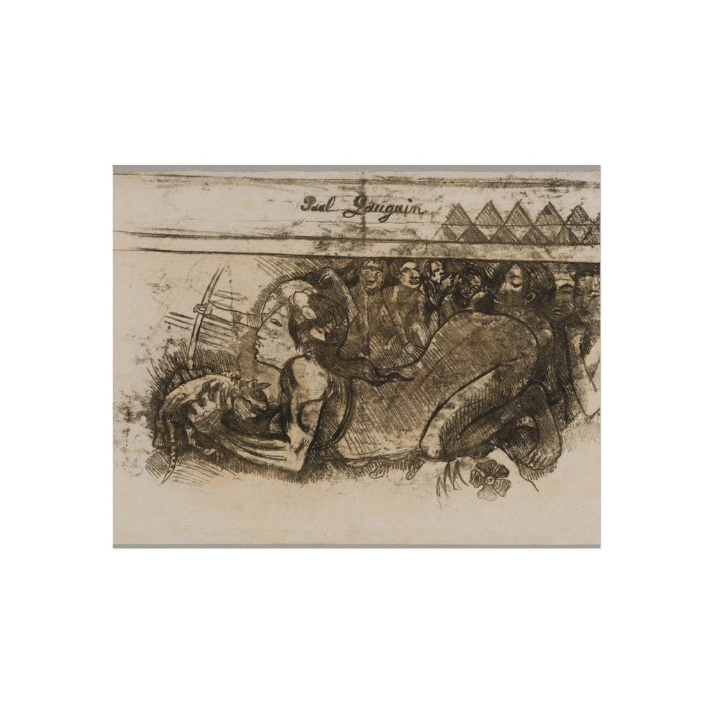 Paul Gauguin - Woman with a Cat | Fine Art Poster