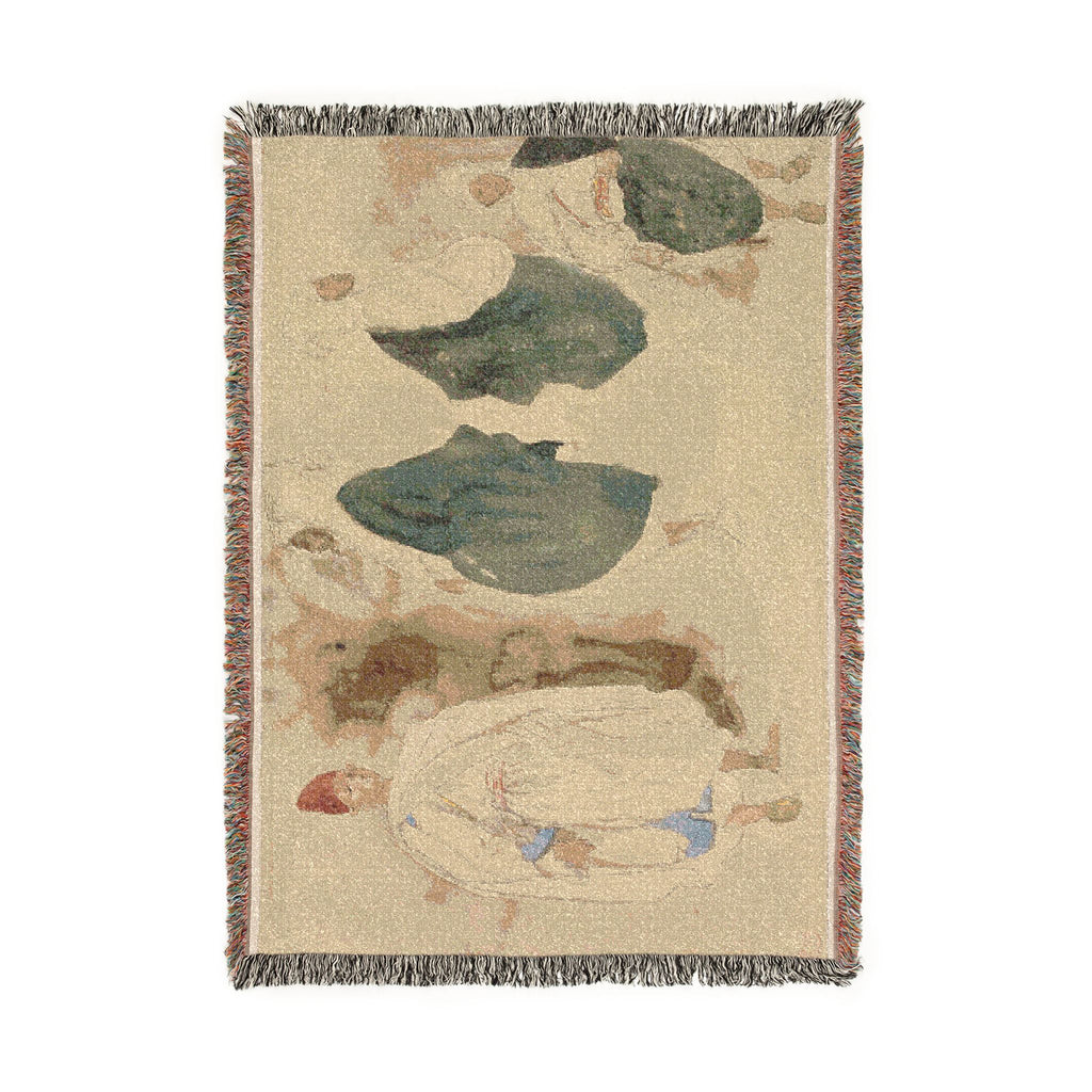 Eugène Delacroix - Four Sketches of Arab Men | Woven Tapestry Blanket