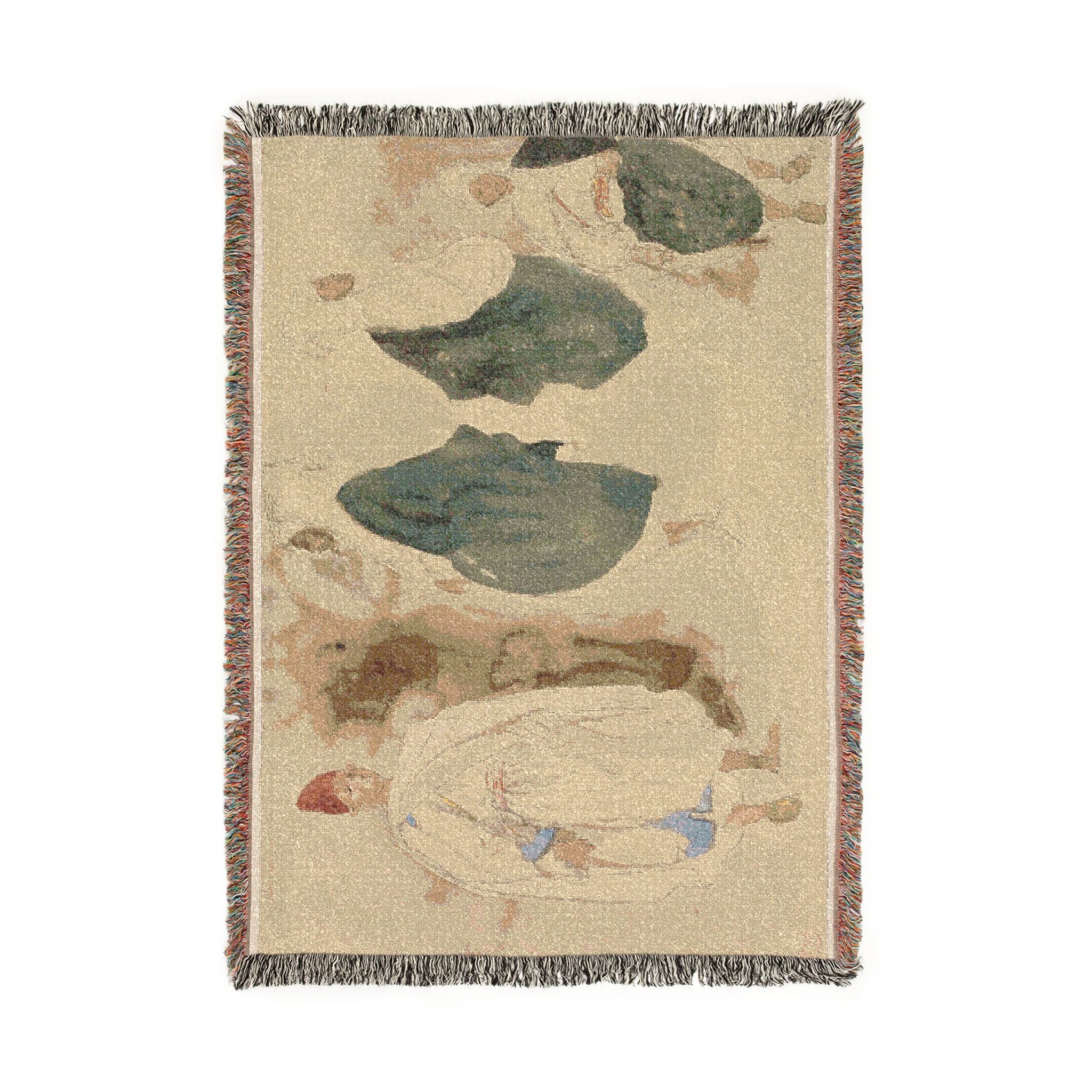 Eugène Delacroix - Four Sketches of Arab Men | Woven Tapestry Blanket