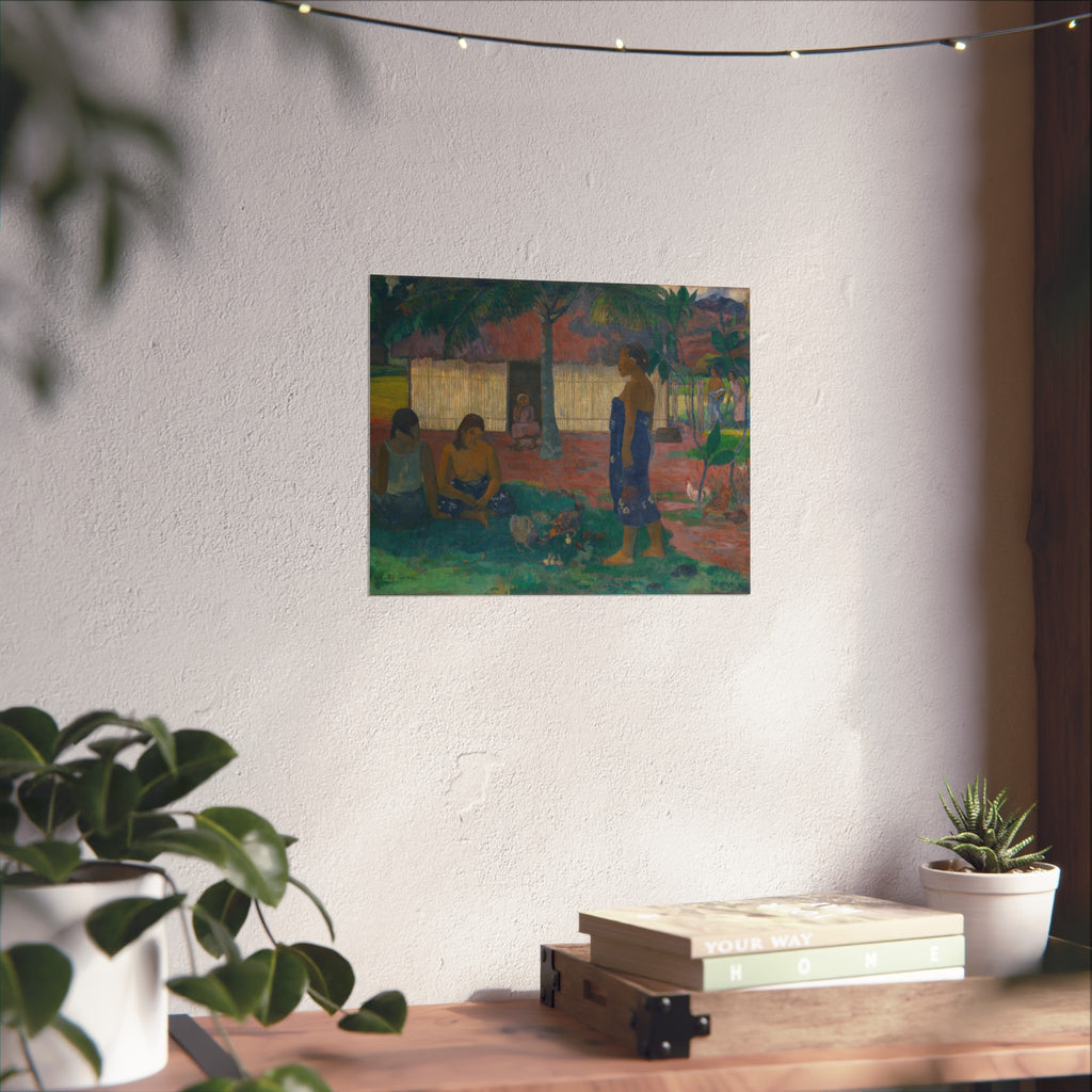 Paul Gauguin - No te aha oe riri (Why Are You Angry ) | Fine Art Poster
