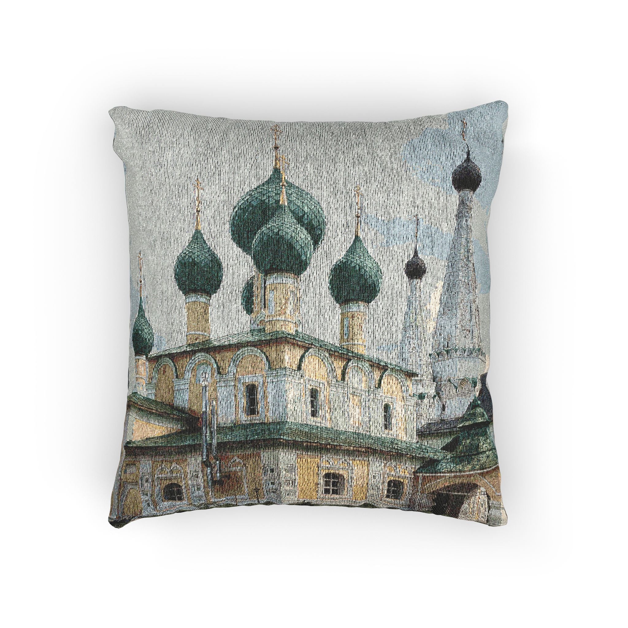Church of the Beheading of Saint John the Baptist Alekseyevsky Monastery Uglich 2023-07-22 7459 | Woven Pillow