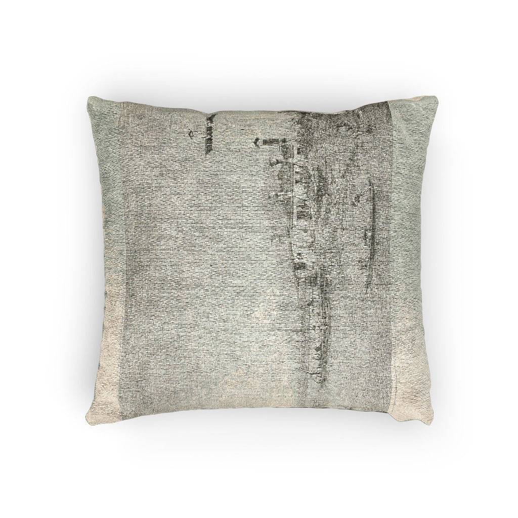 Canaletto - The Tower of Malghera, from Vedute | Woven Pillow