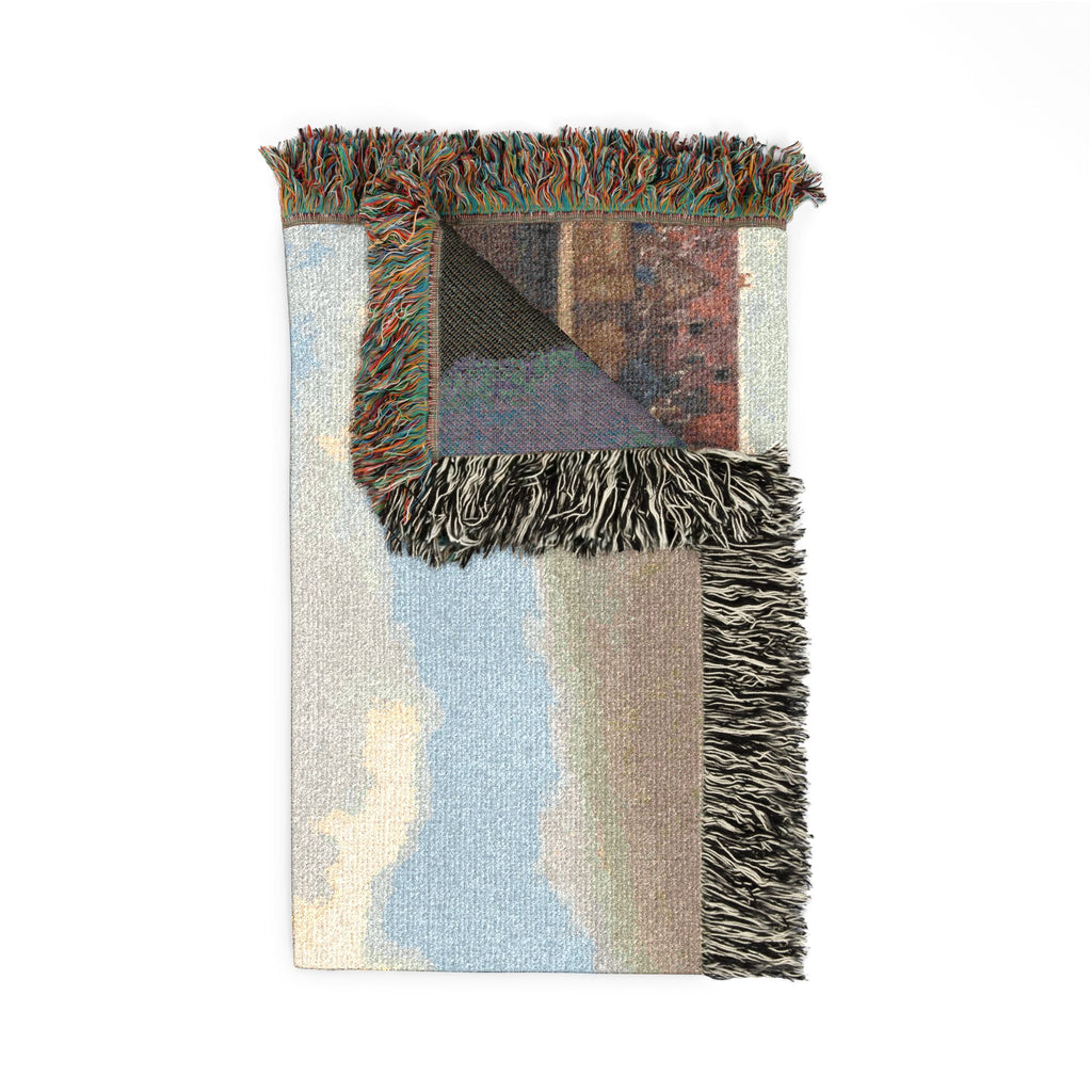 Johannes Vermeer - View of Delft - 92 - Mauritshuis | Woven Tapestry Blanket