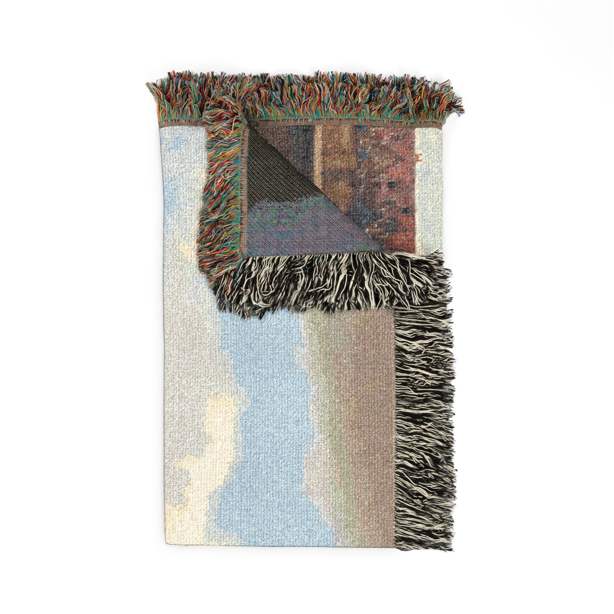 Johannes Vermeer - View of Delft - 92 - Mauritshuis | Woven Tapestry Blanket
