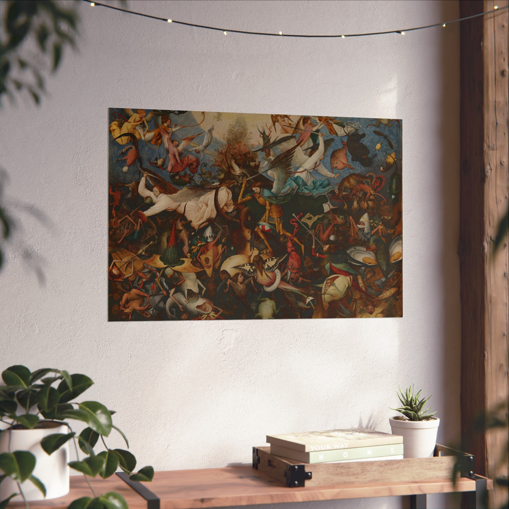 Pieter Bruegel the Elder - The Fall of the Rebel Angels - Google Art Project | Fine Art Poster