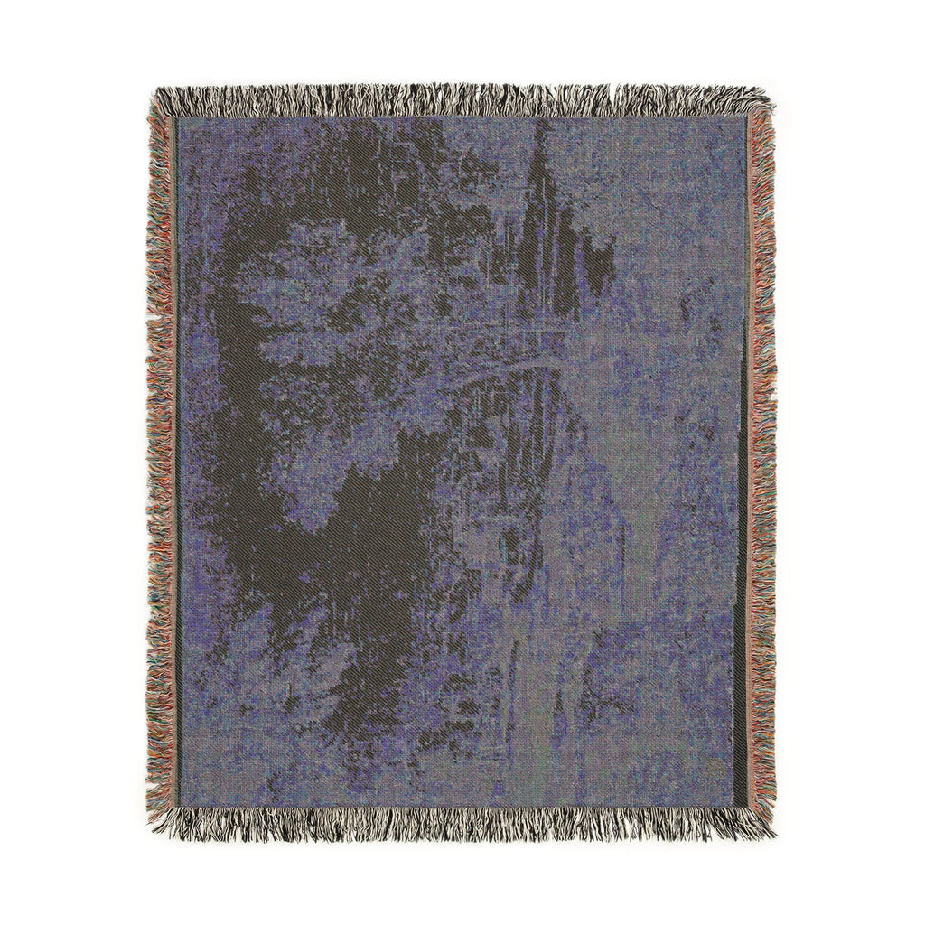 Follower of Nicolas Poussin - Italianate Landscape with Buildings | Woven Tapestry Blanket