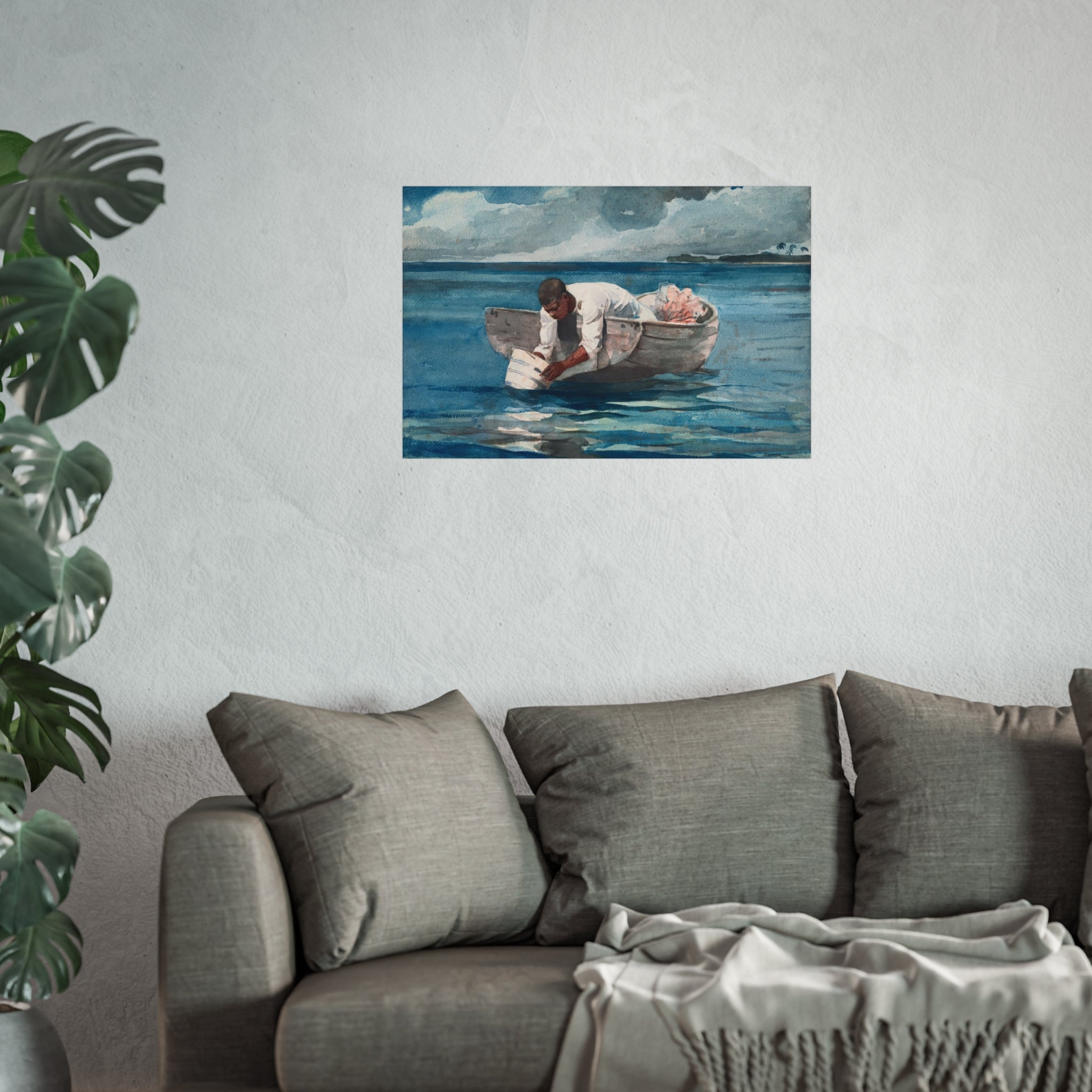 Winslow Homer - The Water Fan | Fine Art Poster