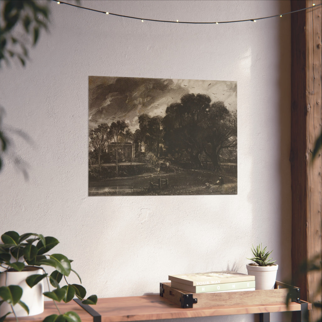 David Lucas - Frontispiece, to Mr. Constable's English Landscape, East Bergholt, Suffolk | Fine Art Poster