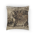 Paul Gauguin - Woman with a Cat | Woven Pillow