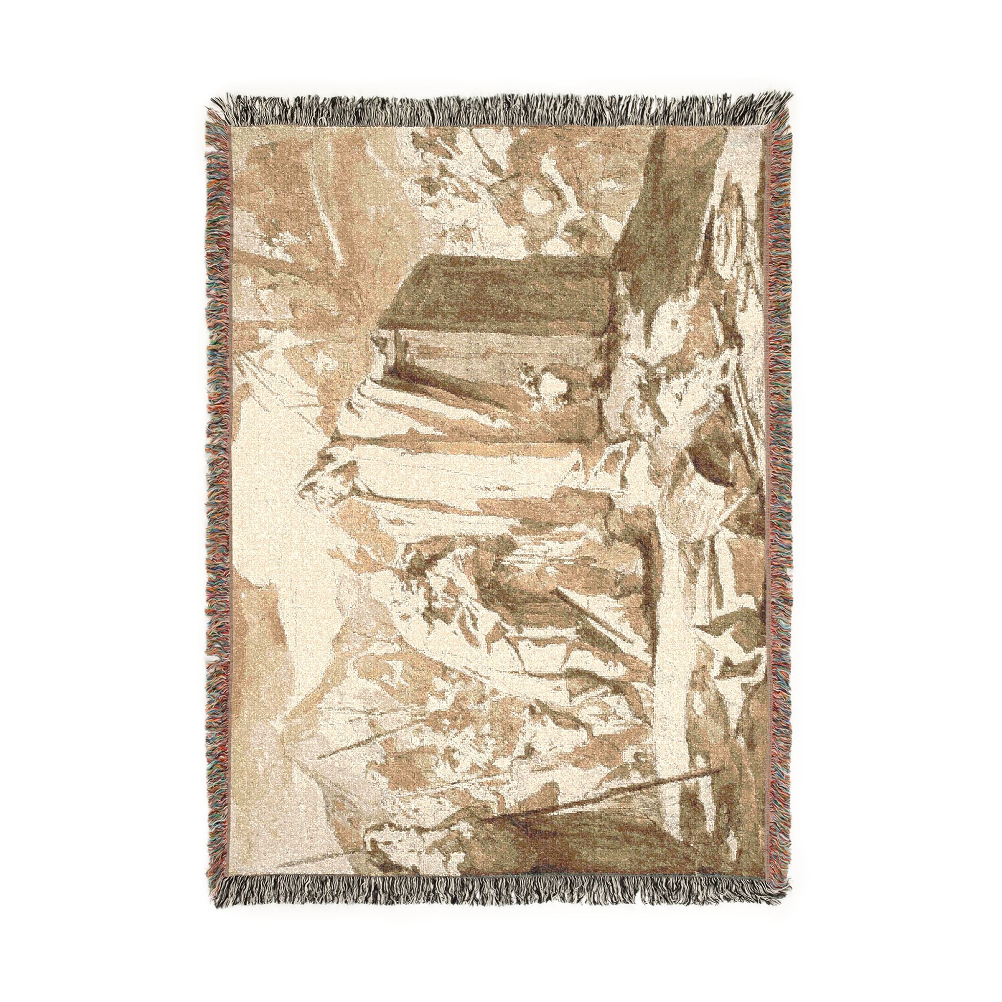 Giovanni Battista Tiepolo - The Meeting of Abraham and Melchizedek | Woven Tapestry Blanket