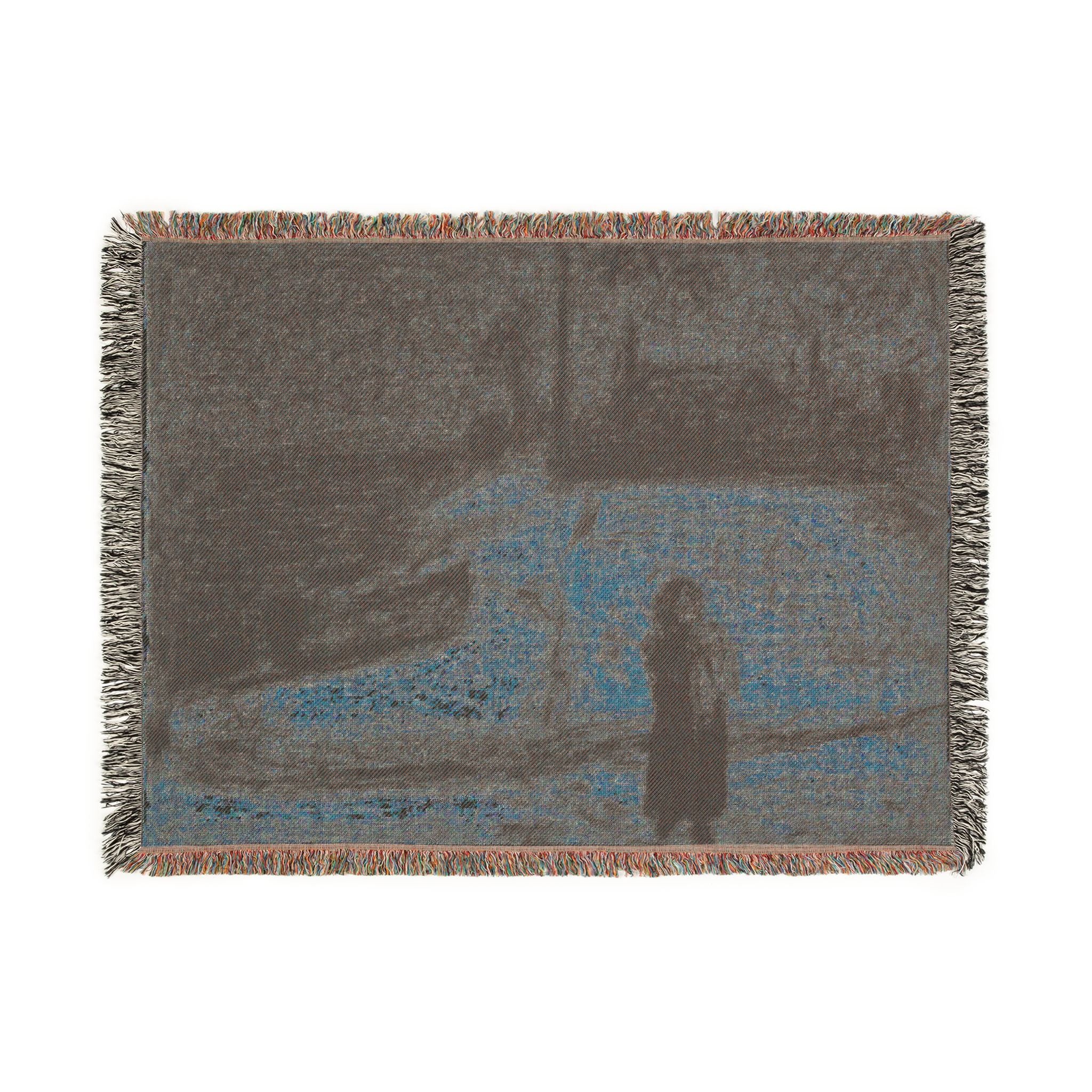 Georges Seurat - The Zone (Outside the City Walls) | Woven Tapestry Blanket