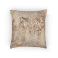Pierre-Auguste Renoir - Workers' Daughters on the Outer Boulevard (Illustration for Émile Zola's L'Assommoir ) | Woven Pillow