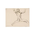 John Singer Sargent - Seated Male Nude, Arms Uplifted | Fine Art Poster