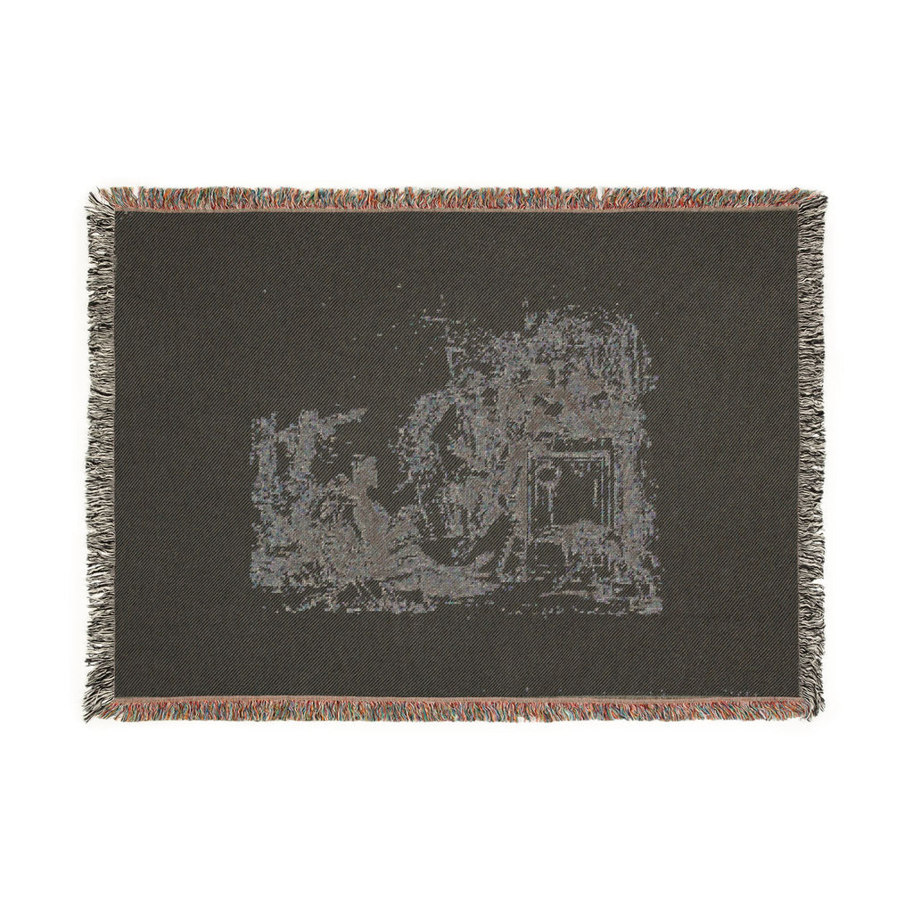 Giovanni Battista Tiepolo - Death Giving Audience, from Capricci | Woven Tapestry Blanket