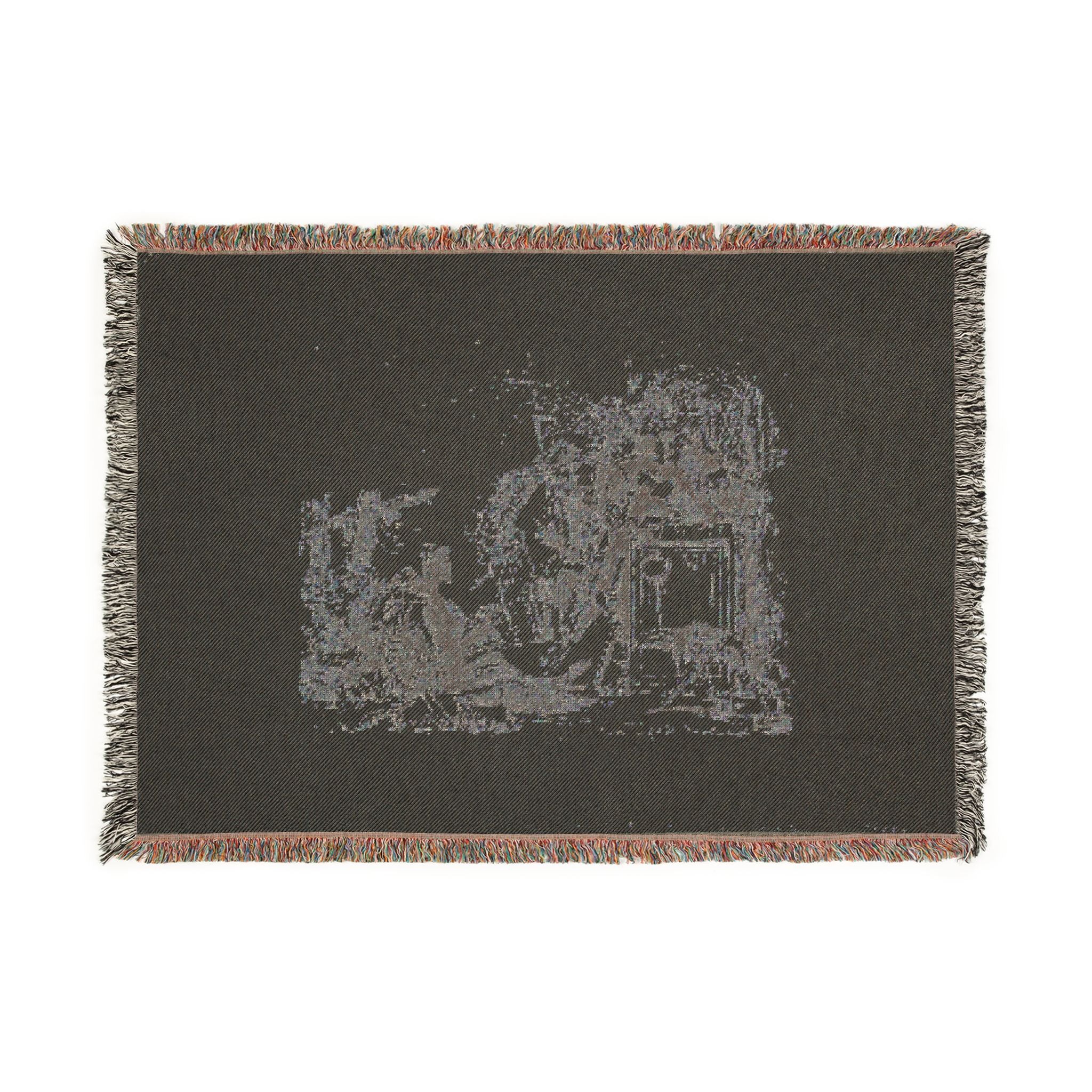Giovanni Battista Tiepolo - Death Giving Audience, from Capricci | Woven Tapestry Blanket