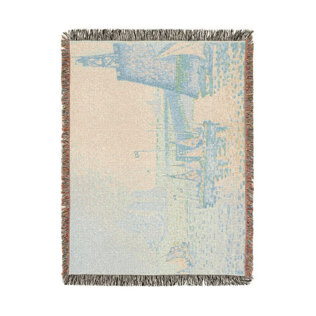 Paul Signac - Evening | Woven Tapestry Blanket