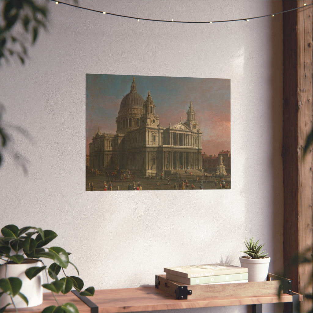 Canaletto - St. Paul's Cathedral - Google Art Project | Fine Art Poster