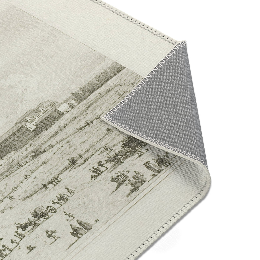Canaletto - S. Giustina in prà della Vale, from Vedute | Area Rug