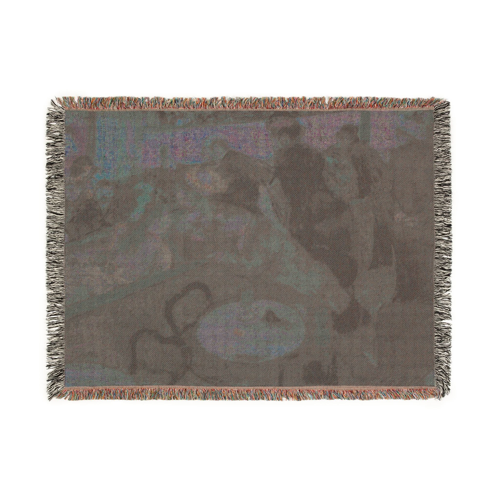 Hilaire Germain Edgar Degas - Café-Concert (The Spectators) | Woven Tapestry Blanket