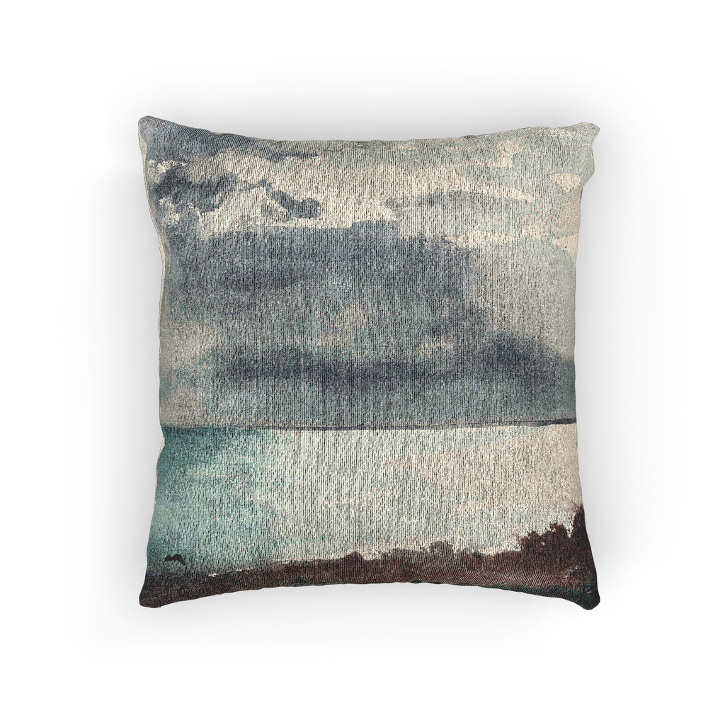 Winslow Homer - Breaking Storm, Coast of Maine | Woven Pillow