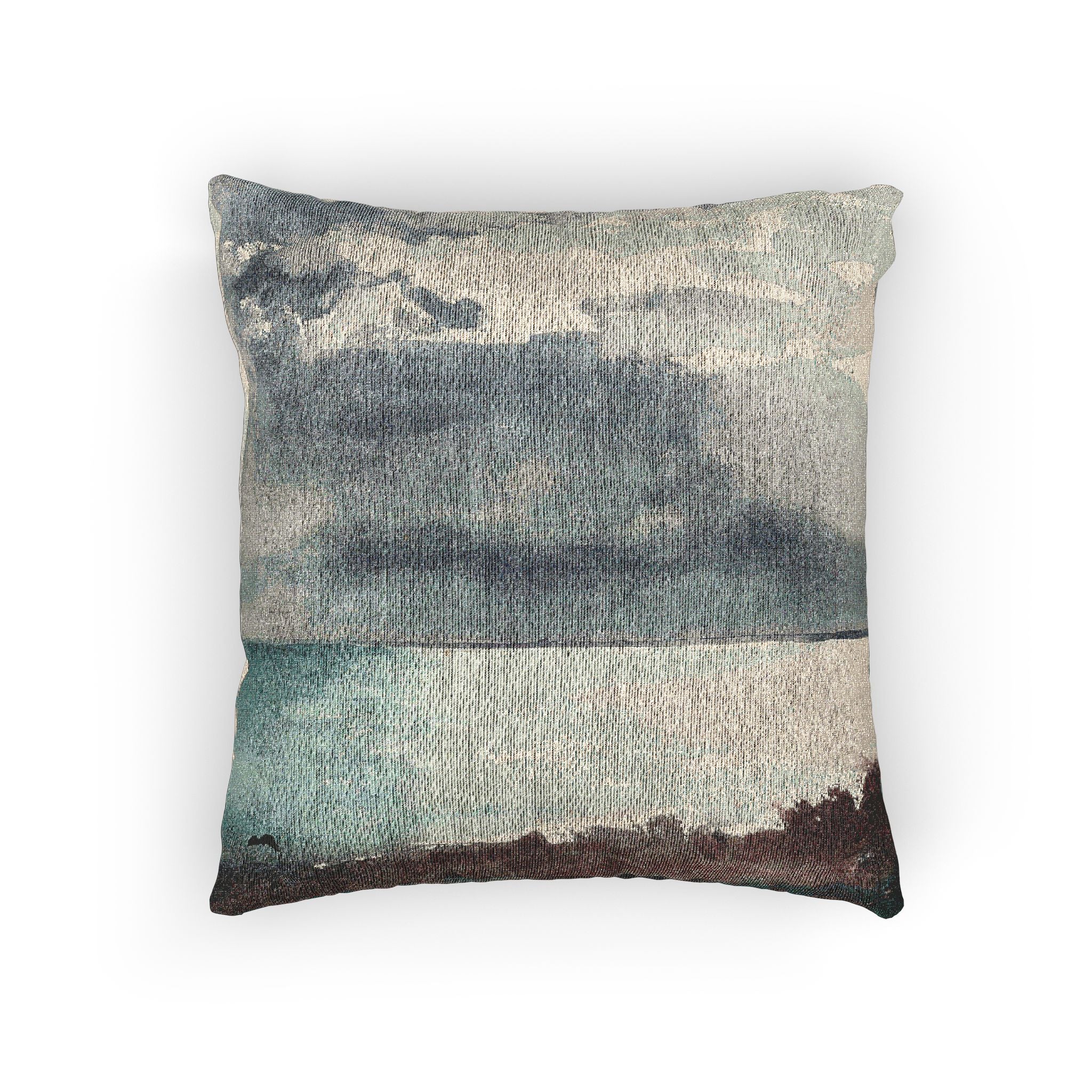 Winslow Homer - Breaking Storm, Coast of Maine | Woven Pillow