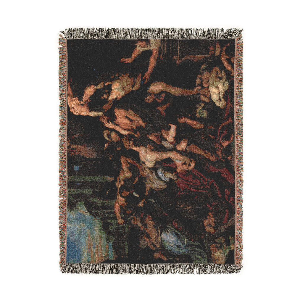 Peter Paul Rubens Massacre of the Innocents | Woven Tapestry Blanket