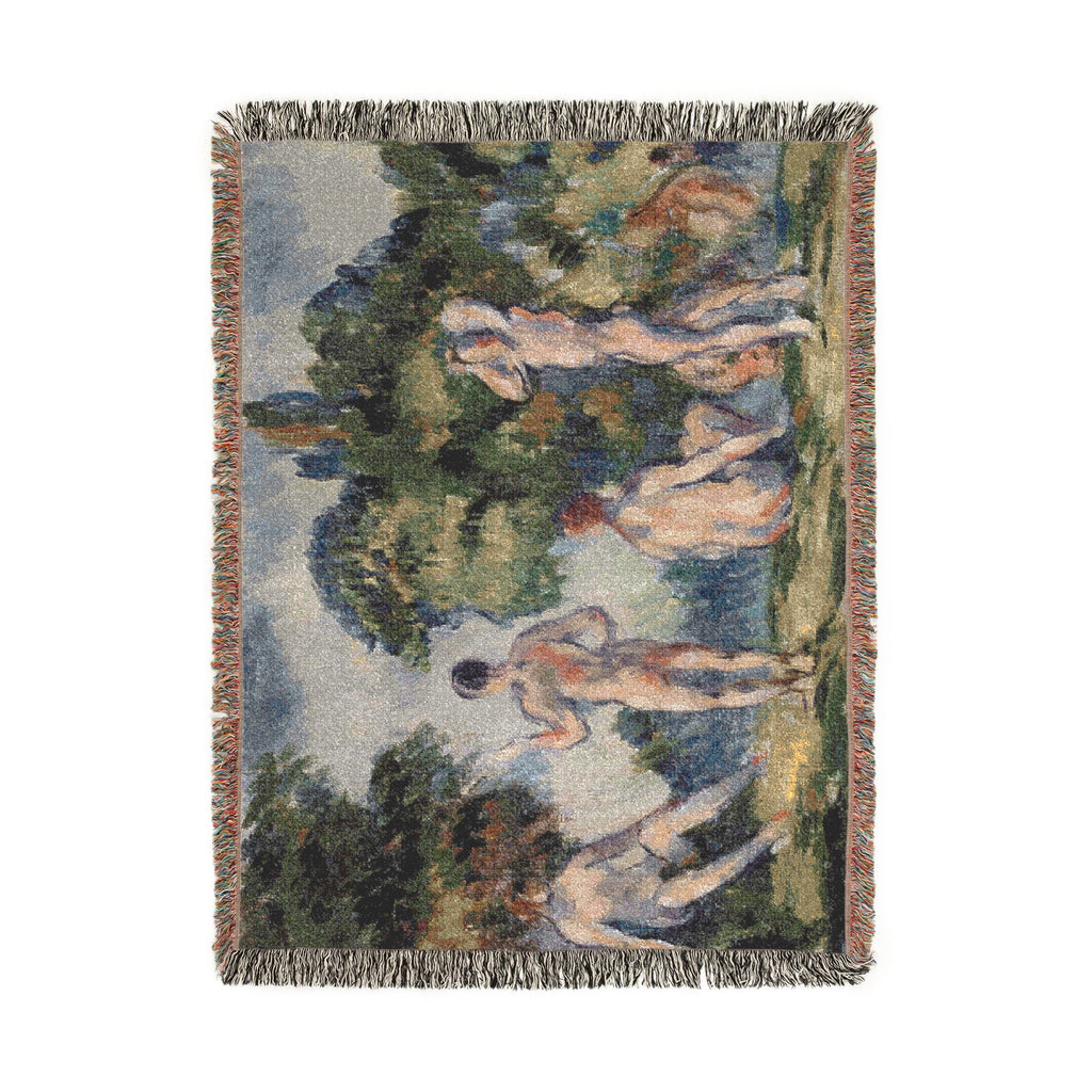 Paul Cezanne - Bathers | Woven Tapestry Blanket