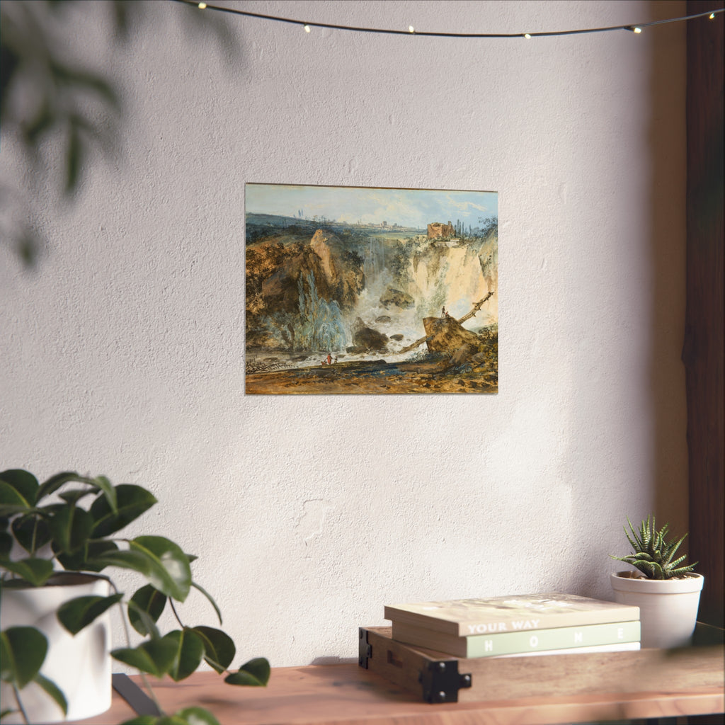 Louis Gabriel Moreau - Waterfall | Fine Art Poster