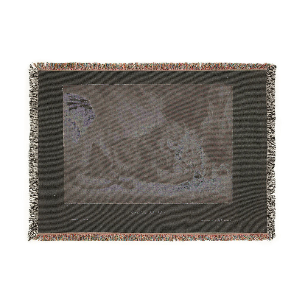Eugène Delacroix - Lion of the Atlas Mountains | Woven Tapestry Blanket