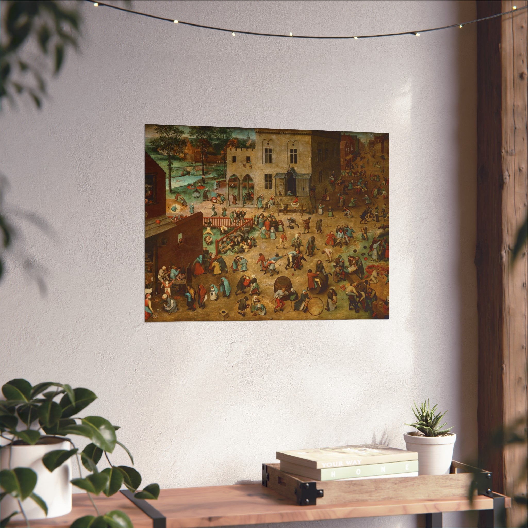 Pieter Bruegel the Elder - Children’s Games - Google Art Project | Fine Art Poster