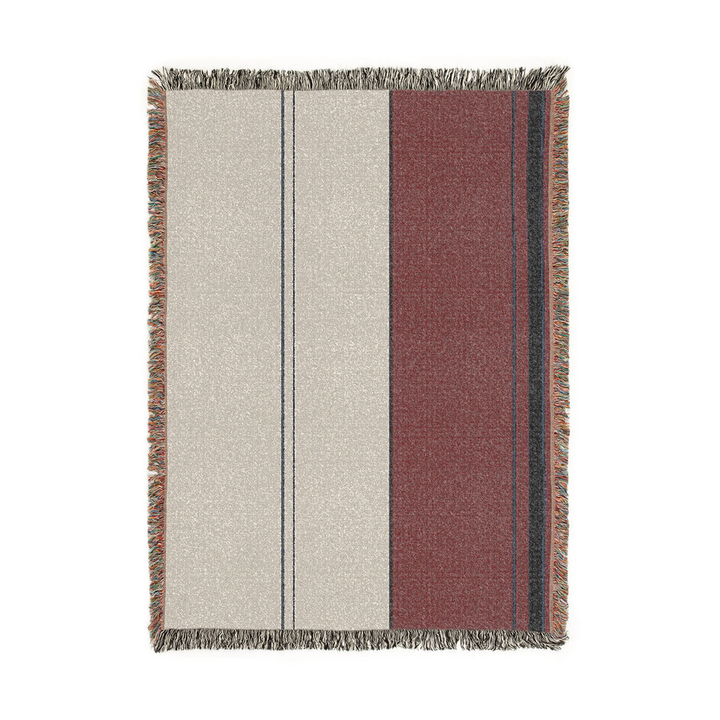 Orchard Throw — Stone · Fig · Slate