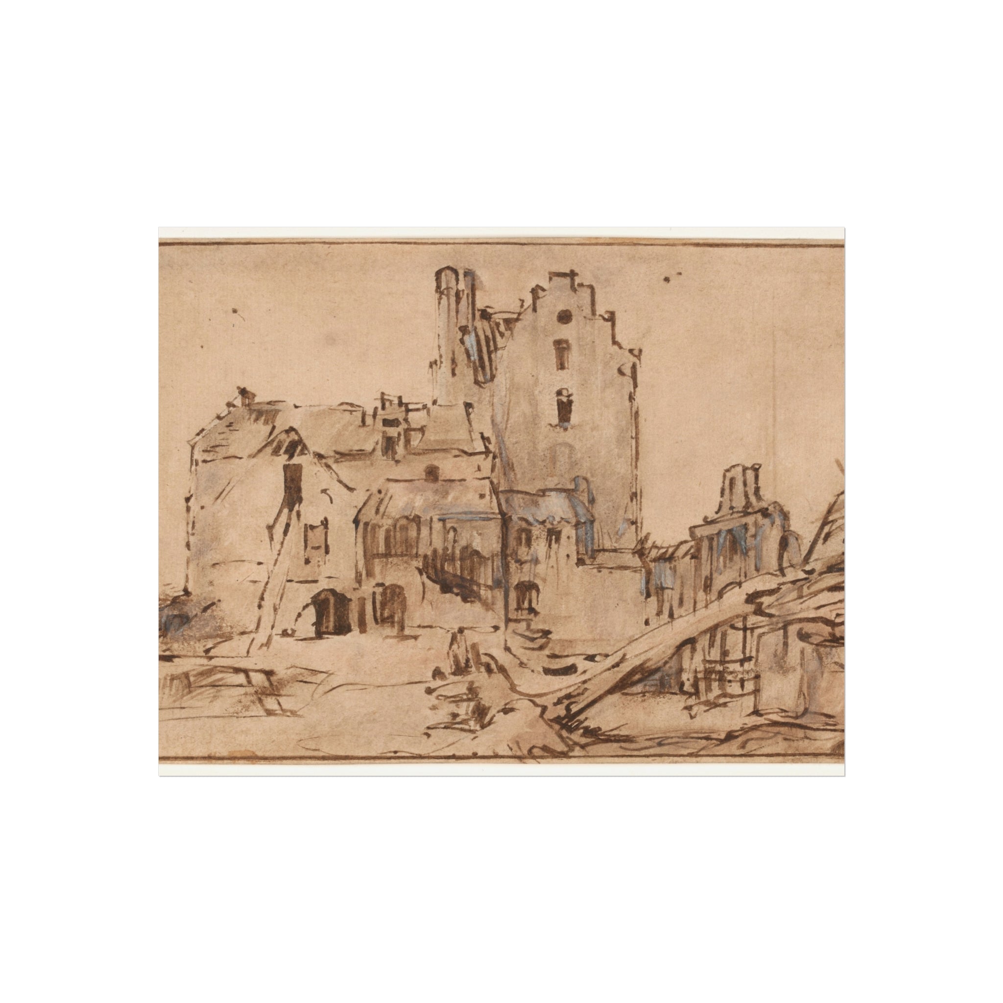 Rembrandt van Rijn - Kostverloren Castle in Decay | Fine Art Poster