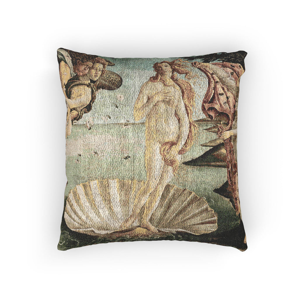 Sandro Botticelli - La nascita di Venere - Google Art Project - edited | Woven Pillow