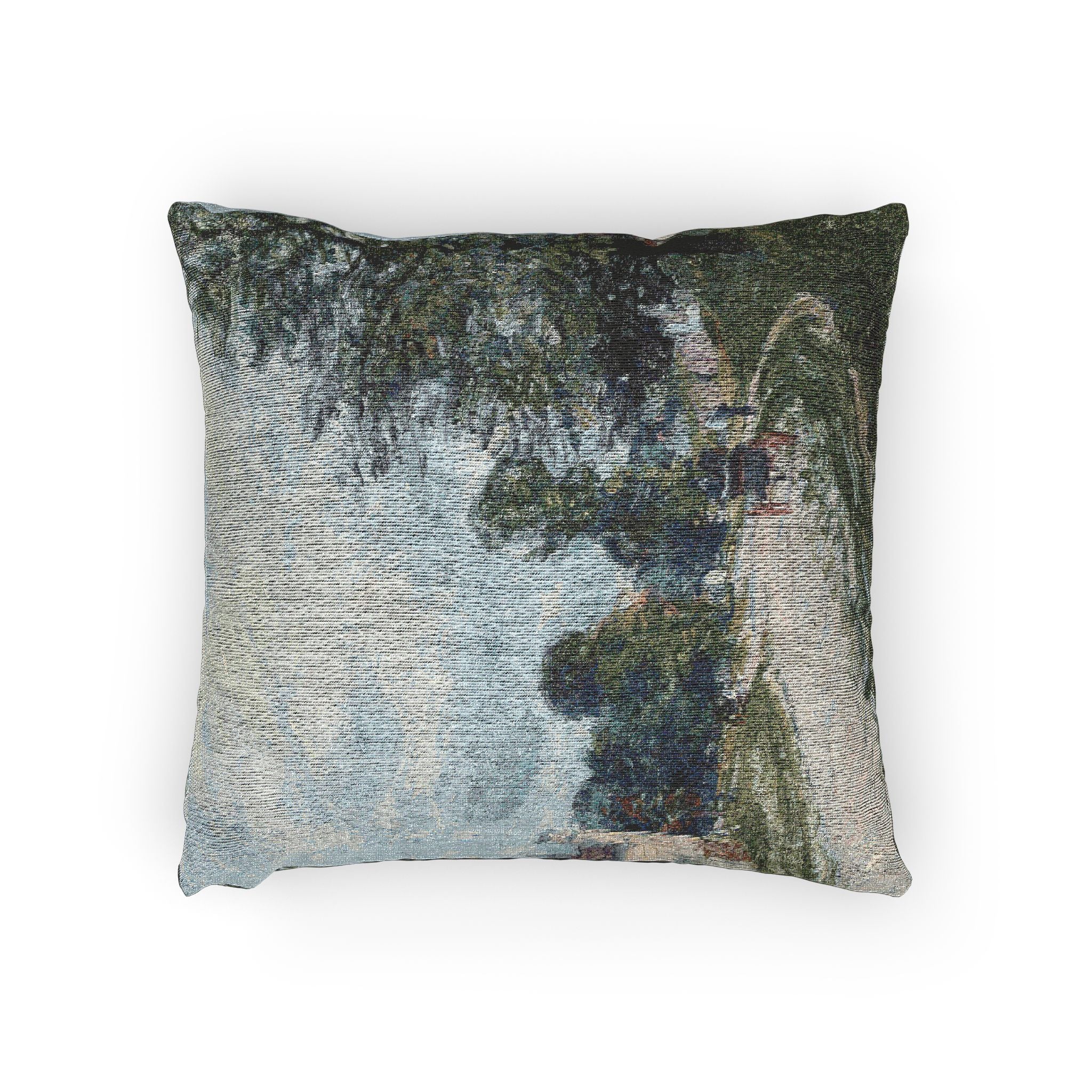Alfred Sisley - A Turn in the Road | Woven Pillow